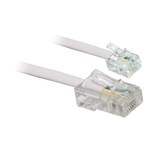 RJ12 Joiner. Allows two RJ11 phone cables to be joined together extending them Indigo Books